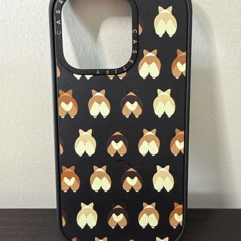 iPhone 14 Pro Corgi Pattern Phone Case